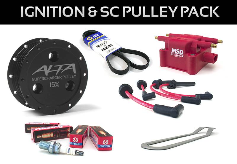 Ignition & 15% or 17% S.C. Pulley Pack for Cooper S